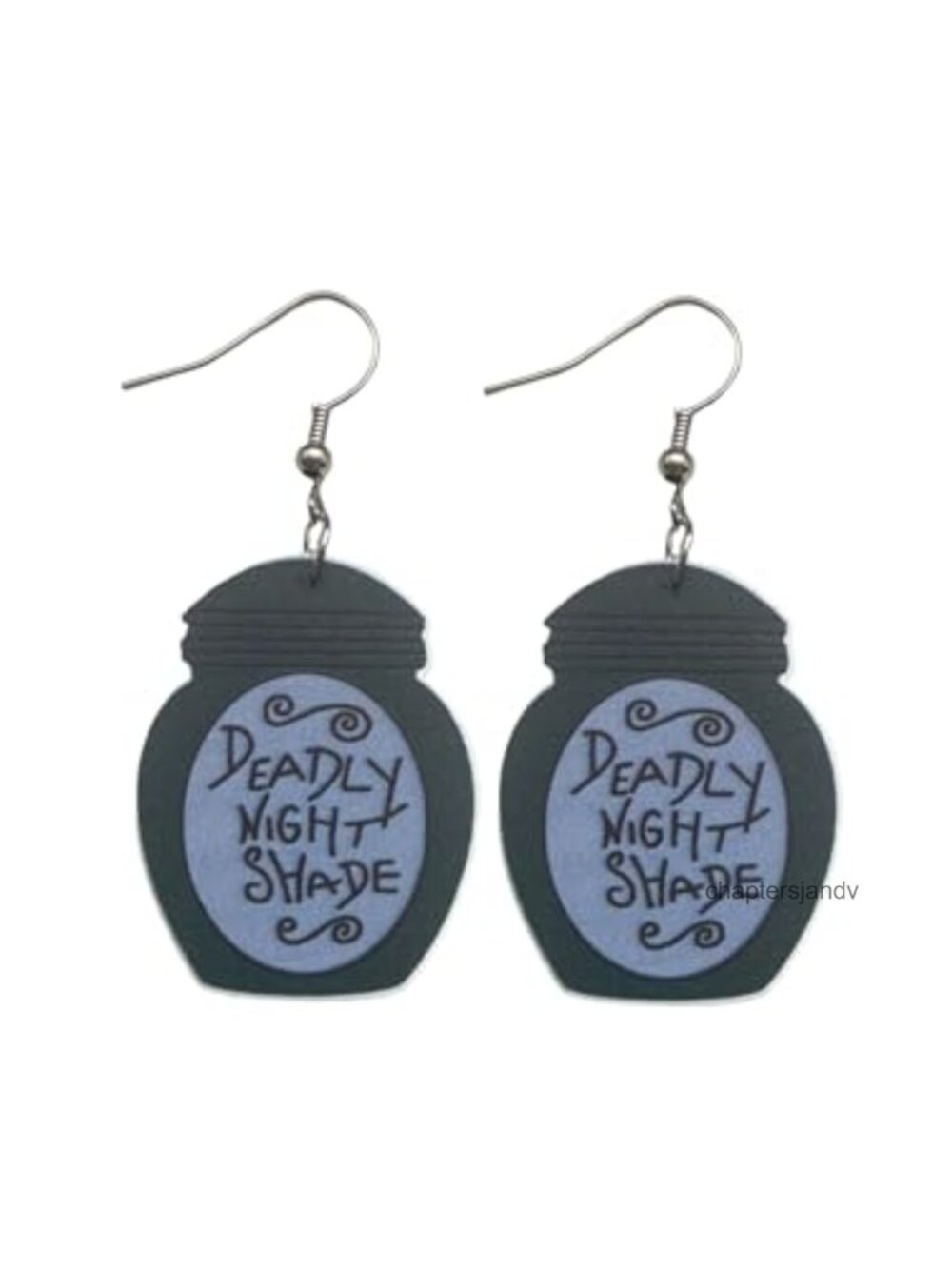 Halloween Urn Earrings Sally Style Costume Poison Bottle Acrylic Drop Dangle